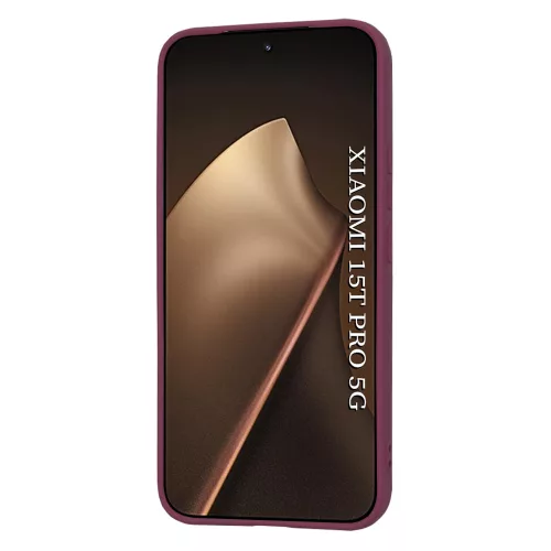 Techsuit - SoftFlex szilikon tok - Xiaomi 15T Pro - Bordó