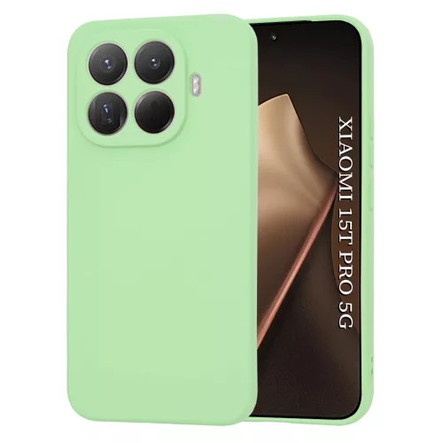 Techsuit - SoftFlex szilikon tok - Xiaomi 15T Pro - Mentazöld