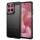 Techsuit - Carbon szilikon tok - Motorola Moto G57 Power / G67 Power - Fekete