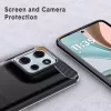 Techsuit - Carbon szilikon tok - Motorola Moto G57 Power / G67 Power - Fekete