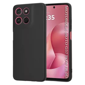   Techsuit - SoftFlex szilikon tok - Motorola Moto G57 Power / G67 Power - Fekete