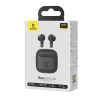 Baseus - Vezeték nélküli fülhallgató Bass BS2 Lite (A0010A02) - Bluetooth 6.0, SuperBass, 2 mikrofonos ENC, 40 órás akkumulátor-üzemidő, IP55 - Fekete
