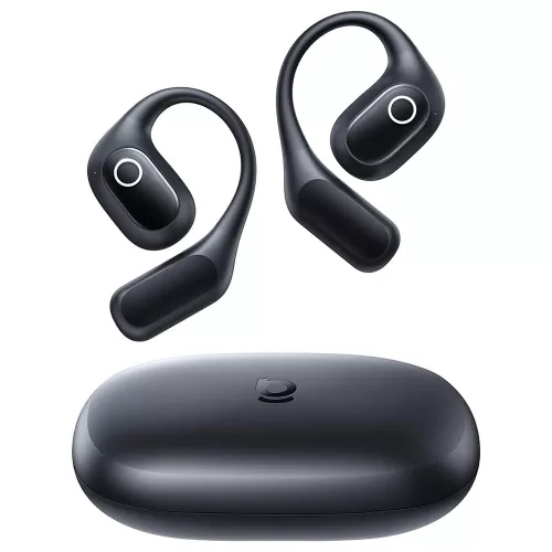 Baseus - Vezeték nélküli fülhallgató Eli 2i Fit (A0102604) - Nyitott fülű kialakítás, Bluetooth 6.0, 2 mikrofonos AI ENC, 600mAh, IPX5 - Kozmikus fekete