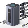 Baseus - Docking Station Nomos NU1 Air (B0114400) - 12 Ports, 10Gbps, 100W PD, 4K Displays - Grey
