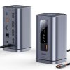 Baseus - 11in1 Docking Station Spacemate Series (B0112701) - Triple 4K Display, 10Gbps, PD100W Fast Charging - Space Grey