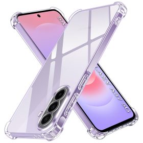   Techsuit - Shockproof Átlátszó Ütésálló Szilikon tok - Samsung Galaxy A37 5G - Átlátszó