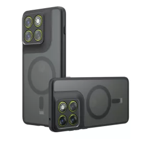   Techsuit - PureFrost MagSafe Ütésálló tok Ütésálló tok - Motorola Edge 70 - Matt fekete