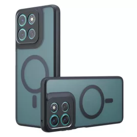   Techsuit - PureFrost MagSafe Ütésálló tok Ütésálló tok - Motorola Moto G57 Power / G67 Power - Matt fekete