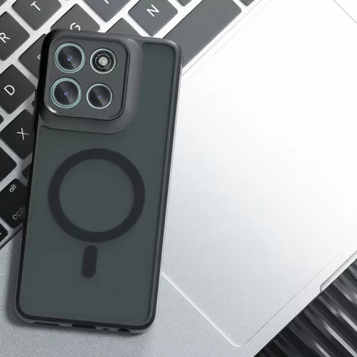 Techsuit - PureFrost MagSafe Ütésálló tok Ütésálló tok - Motorola Moto G57 Power / G67 Power - Matt fekete