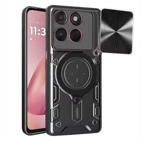  Techsuit - CamGuard Pro tok ütésálló tok - Motorola Moto G57 Power / G67 Power - Fekete