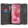Techsuit - Confy Cover kinyitható tok - Motorola Moto G57 Power / G67 Power - Fekete