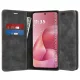 Techsuit - Confy Cover kinyitható tok - Motorola Moto G57 Power / G67 Power - Fekete