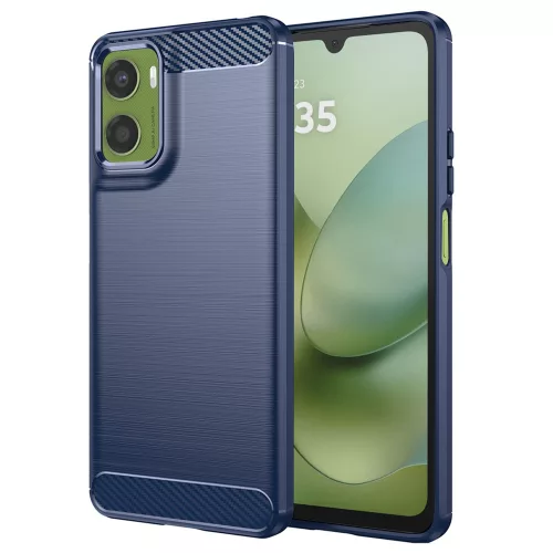 Techsuit - Carbon szilikon tok - Motorola Moto G06 / Moto G06 Power - Kék
