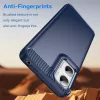 Techsuit - Carbon szilikon tok - Motorola Moto G06 / Moto G06 Power - Kék