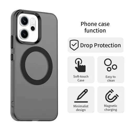 Techsuit - CandyCase MagSafe tok - Oppo Reno 14 - Fekete