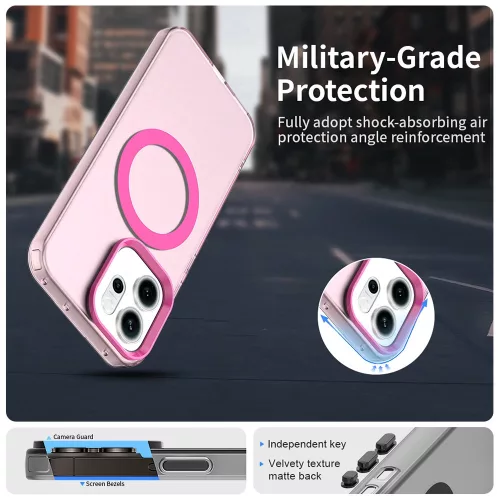 Techsuit - CandyCase MagSafe tok - Oppo Reno 14 - Rózsaszín
