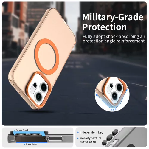 Techsuit - CandyCase MagSafe tok - Oppo Reno 14 - Narancssárga