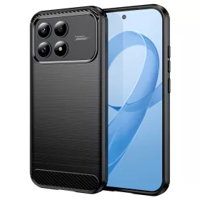 Techsuit - Carbon szilikon tok - Xiaomi Poco F8 Pro - Fekete