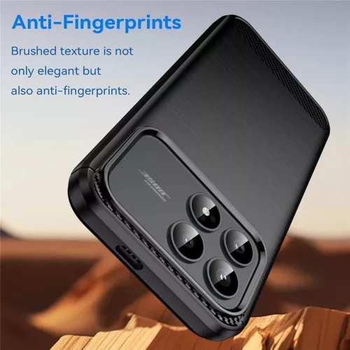 Techsuit - Carbon szilikon tok - Xiaomi Poco F8 Pro - Fekete