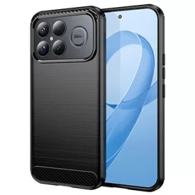   Techsuit - Carbon szilikon tok - Xiaomi Poco F8 Ultra - Fekete