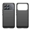 Techsuit - Carbon szilikon tok - Xiaomi Poco F8 Ultra - Fekete