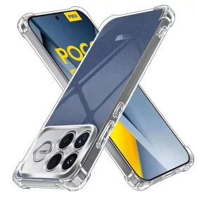   Techsuit - Shockproof Átlátszó Ütésálló Szilikon tok - Xiaomi Poco F8 Ultra - Átlátszó