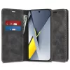 Techsuit - Confy Cover kinyitható tok - Xiaomi Poco F8 Pro - Fekete