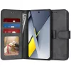 Techsuit - Diary Book kinyitható tok - Xiaomi Poco F8 Pro - Fekete