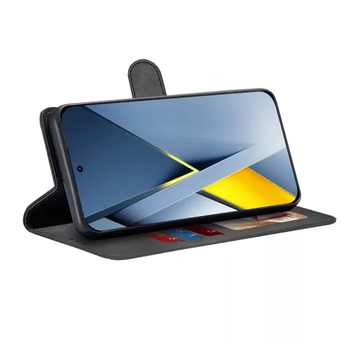 Techsuit - Diary Book kinyitható tok - Xiaomi Poco F8 Ultra - Fekete
