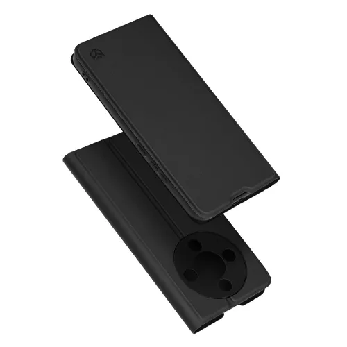 Techsuit - Magskin Book kinyitható tok - Honor Magic8 Lite - Fekete
