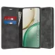 Techsuit - Confy Cover kinyitható tok - Honor Magic8 Lite - Fekete