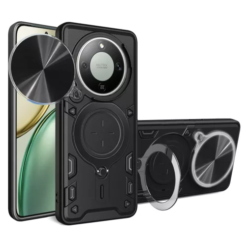 Techsuit - CamGuard Pro ütésálló tok - Honor Magic8 Lite - Fekete