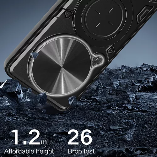 Techsuit - CamGuard Pro ütésálló tok - Honor Magic8 Lite - Fekete