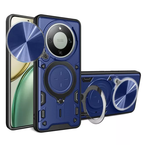 Techsuit - CamGuard Pro tok ütésálló tok - Honor Magic8 Lite - Kék