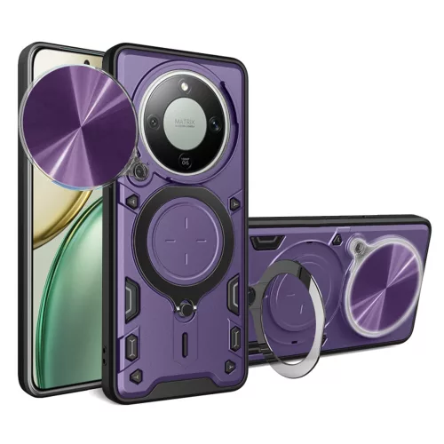 Techsuit - CamGuard Pro ütésálló tok - Honor Magic8 Lite - Lila