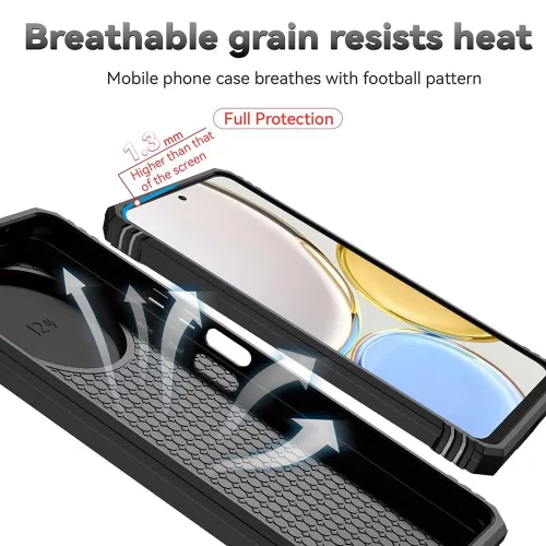 Techsuit - CamShield ütésálló tok - Honor Magic8 Lite - Zöld