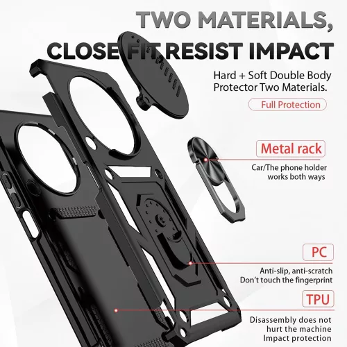 Techsuit - CamShield ütésálló tok - Honor Magic8 Lite - Zöld