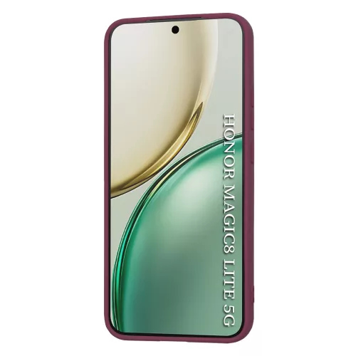 Techsuit - SoftFlex szilikon tok - Honor Magic8 Lite - Bordó