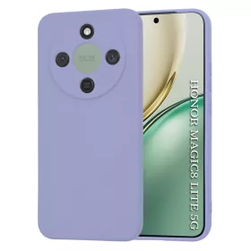   Techsuit - SoftFlex szilikon tok - Honor Magic8 Lite - Világos lila