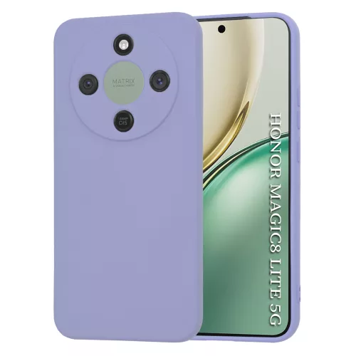 Techsuit - SoftFlex szilikon tok - Honor Magic8 Lite - Világos lila