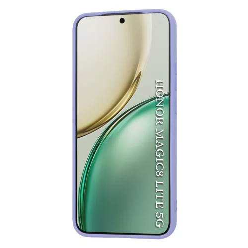 Techsuit - SoftFlex szilikon tok - Honor Magic8 Lite - Világos lila