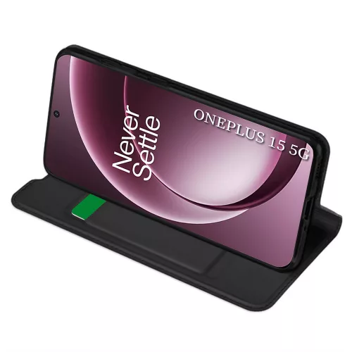 Techsuit - Magskin Book - OnePlus 15 - Black