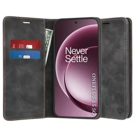 Techsuit - Confy Cover kinyitható tok - OnePlus 15 - Fekete