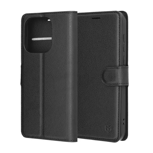 Techsuit - Leather Folio - OnePlus 15 - Black