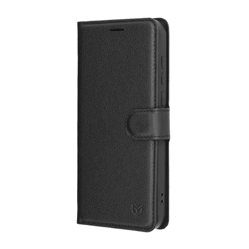 Techsuit - Leather Folio kinyitható tok - OnePlus 15 - Fekete