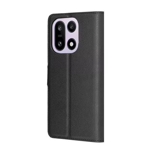 Techsuit - Leather Folio kinyitható tok - OnePlus 15 - Fekete