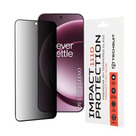 Techsuit - 111D Privacy Full Glue - OnePlus 15 - Black