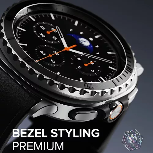 Ringke - Premium Bezel Styling - Samsung Galaxy Watch8 Classic - Black (GW8C-46-96)