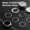 Ringke - Inner Bezel Styling - Samsung Galaxy Watch8 Classic - Silver (GW8C-46-IN-01)