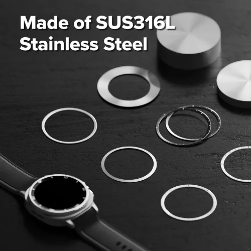 Ringke - Inner Bezel Styling - Samsung Galaxy Watch8 Classic - Silver (GW8C-46-IN-01)